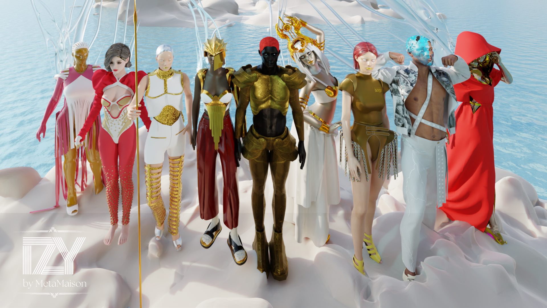 IZY collection by Meta Mison: Syxelll, Rayodelux, Ksujen, G. Thereza, Merce Co, G. Bianchi, O Che, I. Zaguzina, I. Blagochevskaya, V. Kemsky
