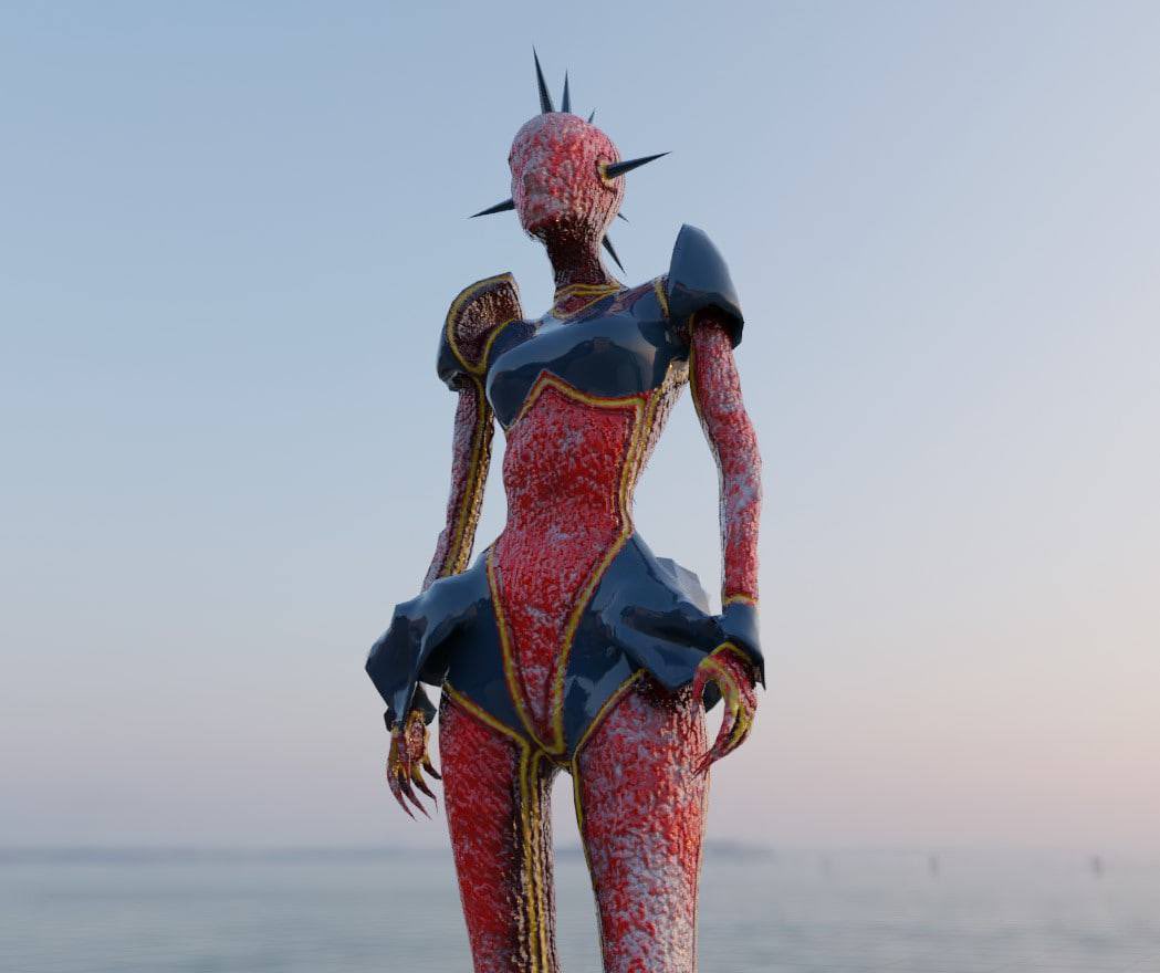 Avatar from the “Biopunks” collection by Alkali and Elena Yaremenko.