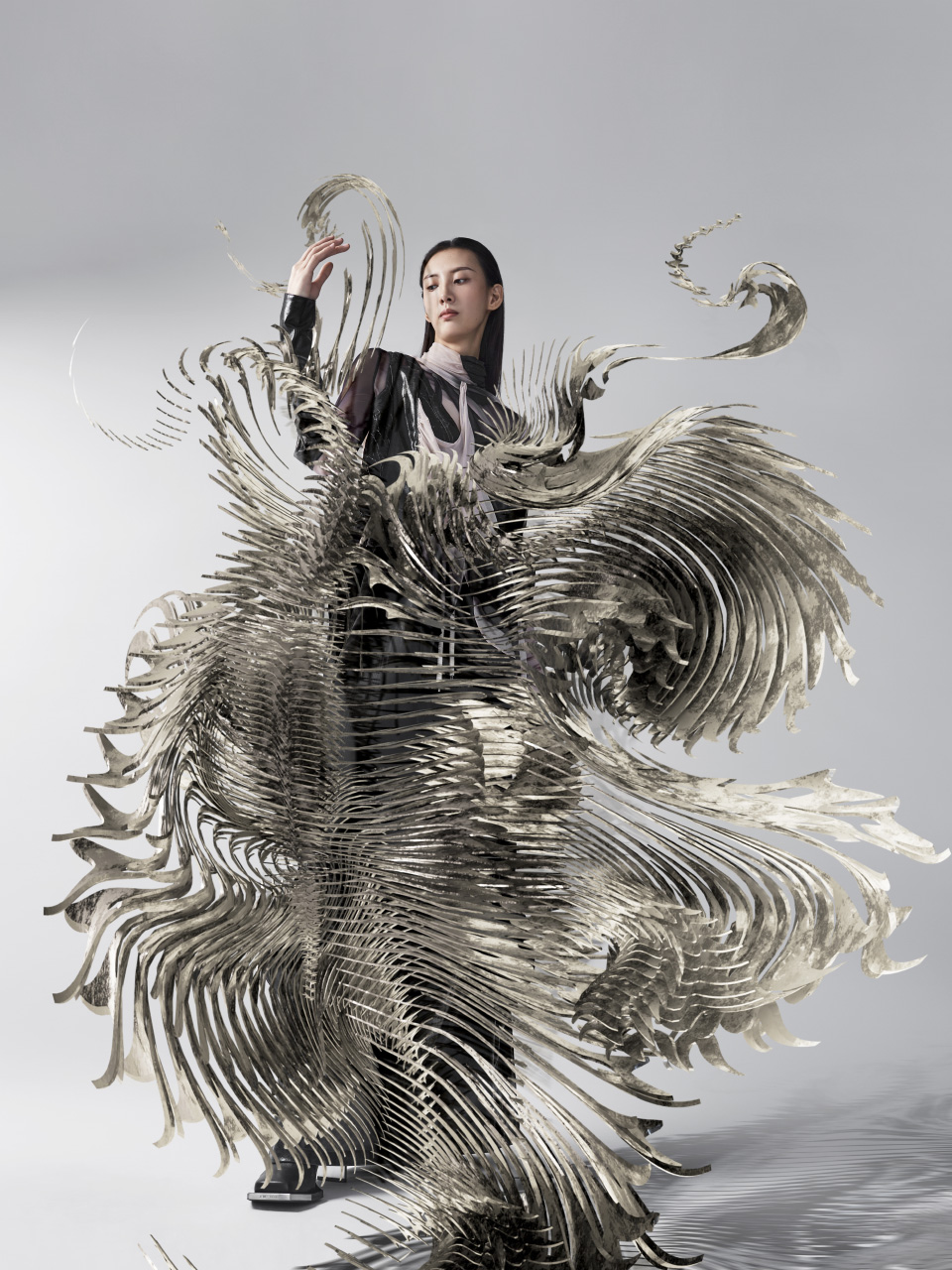 Dive into the futuristic underwater wonderland: Siyun Huang's Kinetic  Fashion Collection
