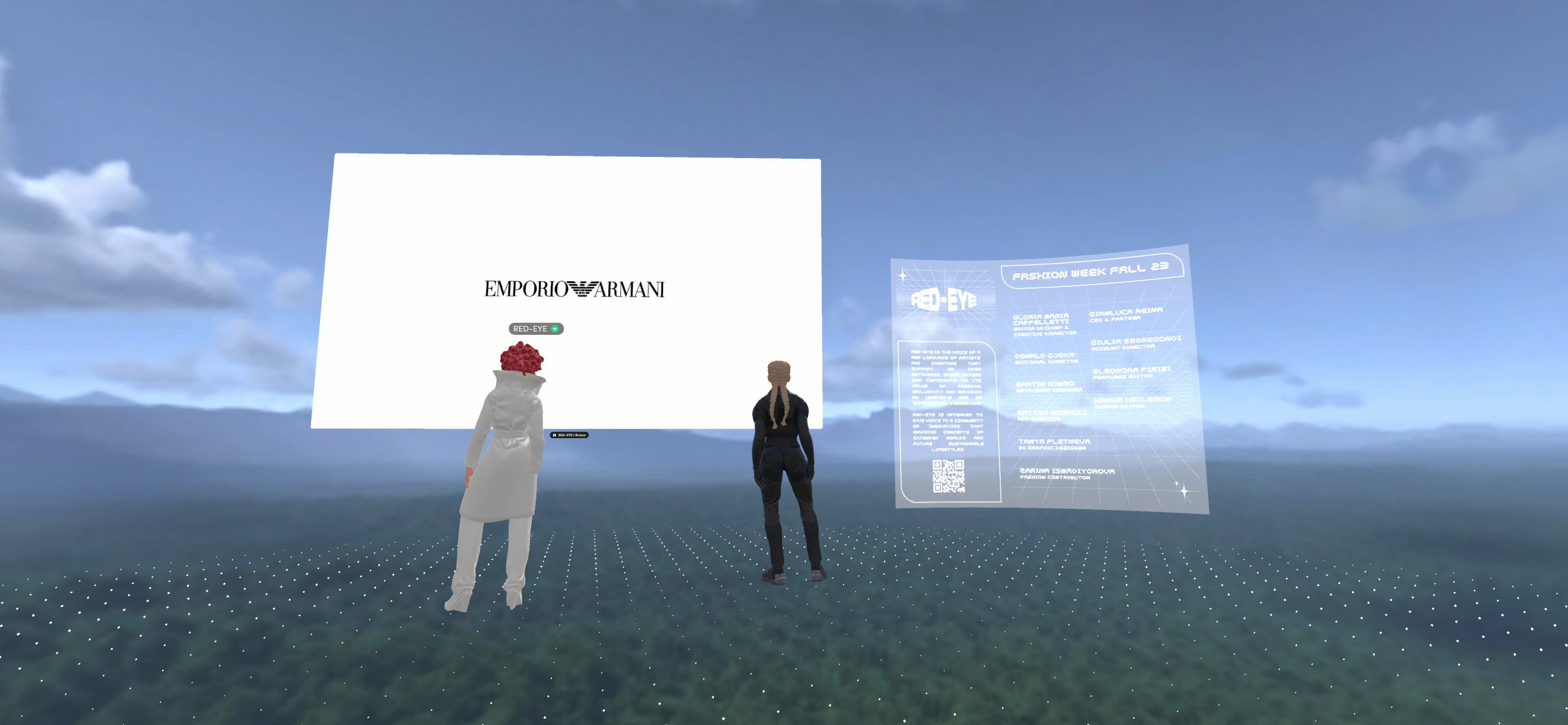 Setting up the live stream in the Metaverse